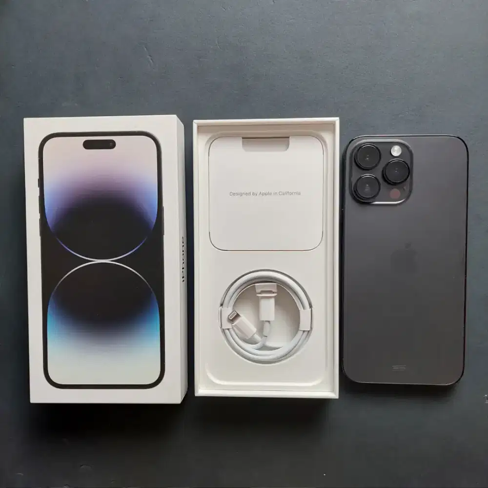 IPHONE 14 PRO MAX 512GB SPACE BLACK EX GARANSI RESMI