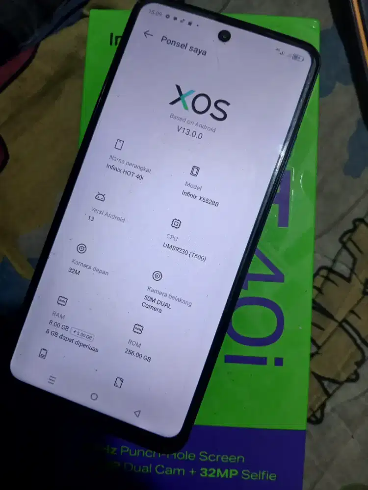 Infinix hot 40i 8/256