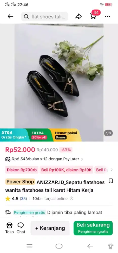 Flatshoes wanita