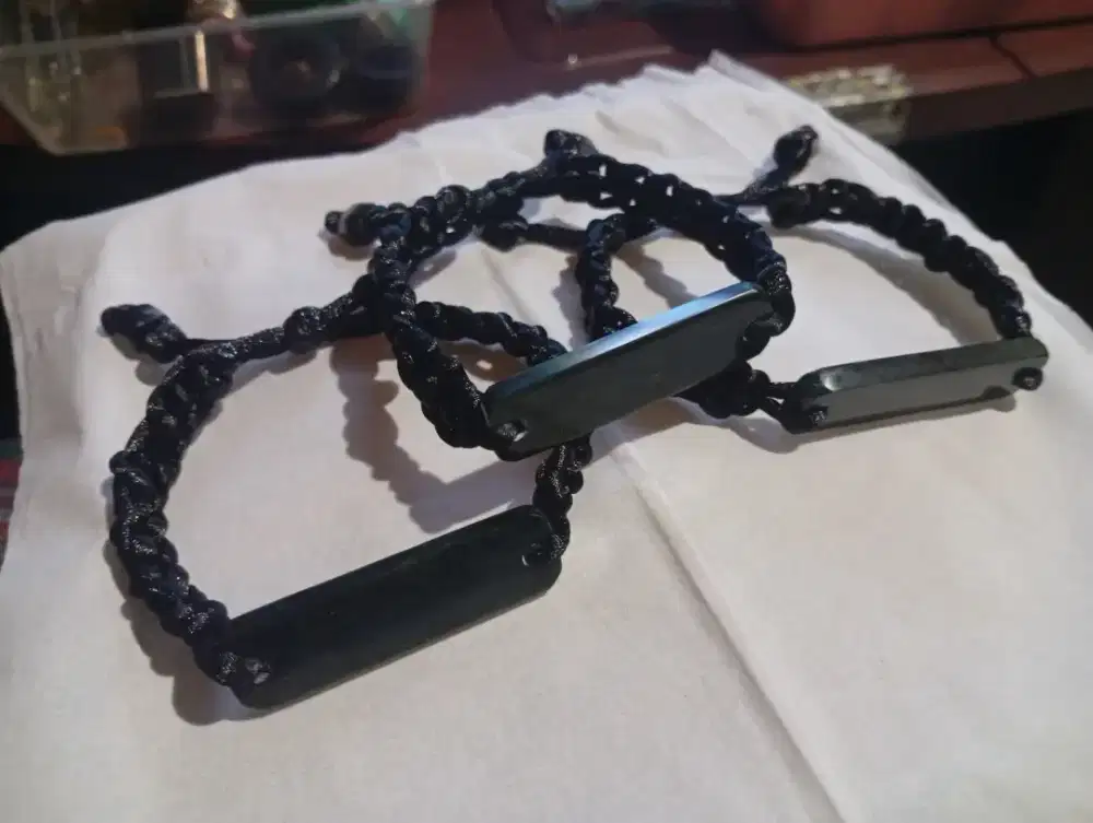 Gelang giok hitam therapy aceh natural handmade kualitas super l