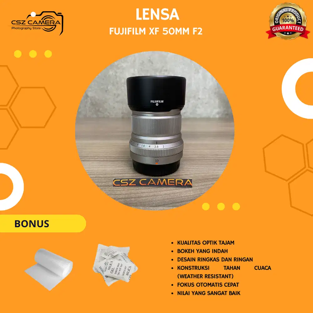 Fujifilm XF 50mm F2 Normal No Minus Bergaransi