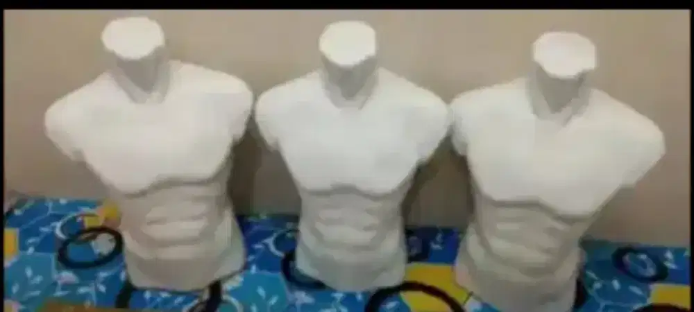 Jual patung baju model setengah badan pria dan wanita