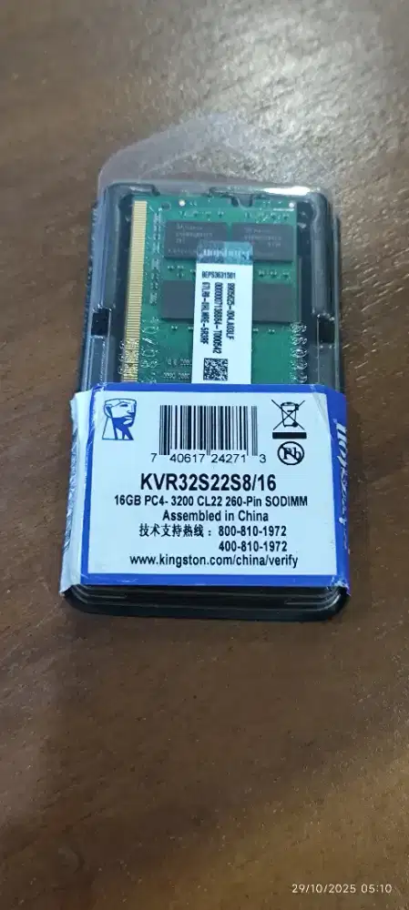 RAM laptop 16GB pc4-3200 sodimm