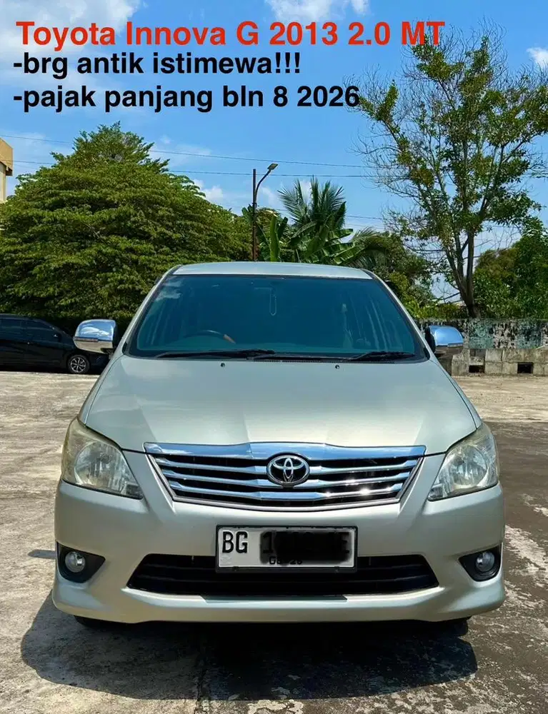 Toyota Kijang Innova G 2.0 2013 MT