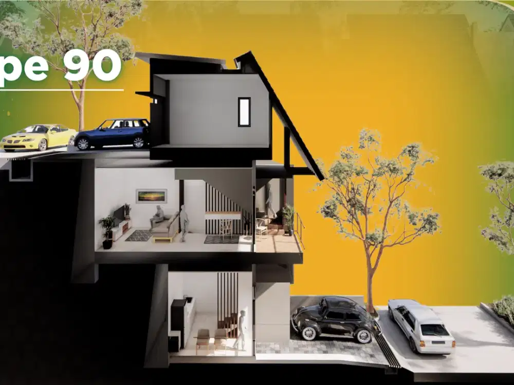 Jual Rumah Villa 3 Lantai di Lembang Islamic Residence