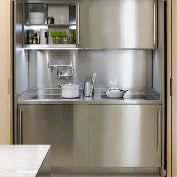 Custom Dapur Bergaransi 3 tahun Stainless Steel SUS 201 1,2mm