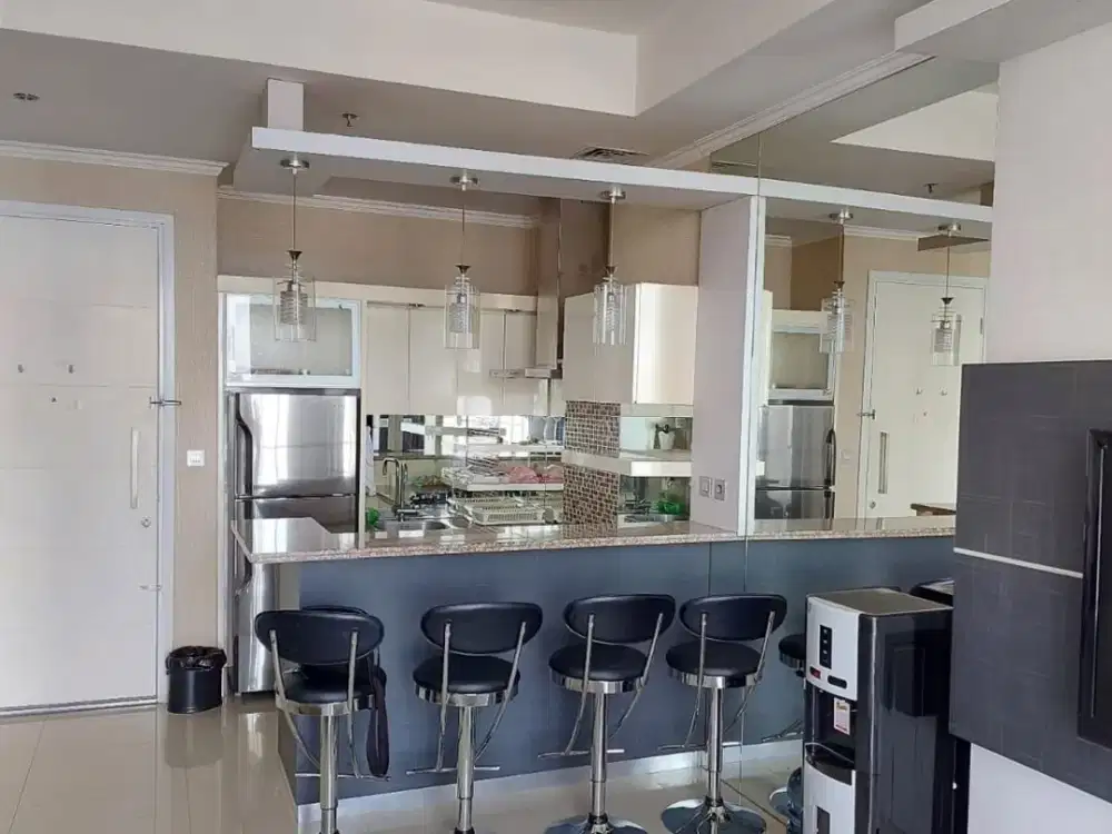 DIJUAL APARTEMEN ANCOL MANSION UKU 66 M2 FURNISHED LT 52 RAPI SERTIFIKAT HRG MENARIK