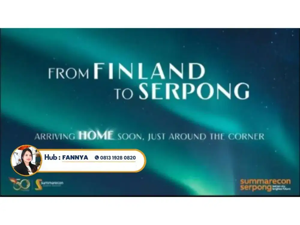 Kawasan paling premium Summarecon, Finland dikelilingi fasilitas terlengkap