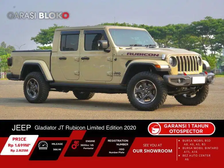 Jeep Gladiator JT RUBICON Limited Edition 2020 / 2022