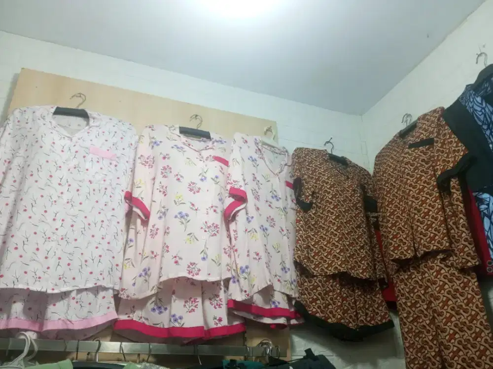 Baju Piyama cewek Bahan Rayon premium