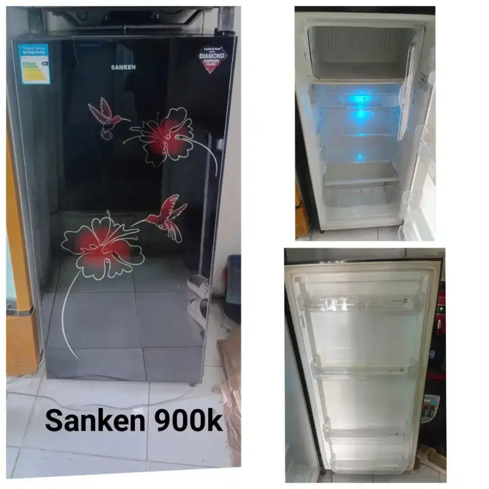 Kulkas 1 pintu .seken bergaransi