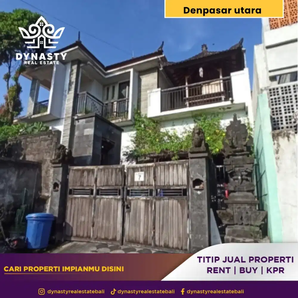 Rumah&bangunan dijual murah dan strategis di denpasar utara