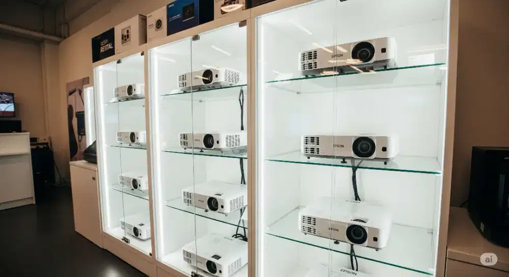 Sewa Screen dan Proyektor Siap Antar 24 jam Murah