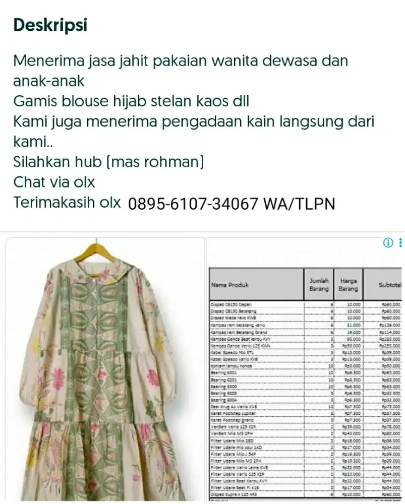 Jasa jahit konveksi jasa jahit pakaian