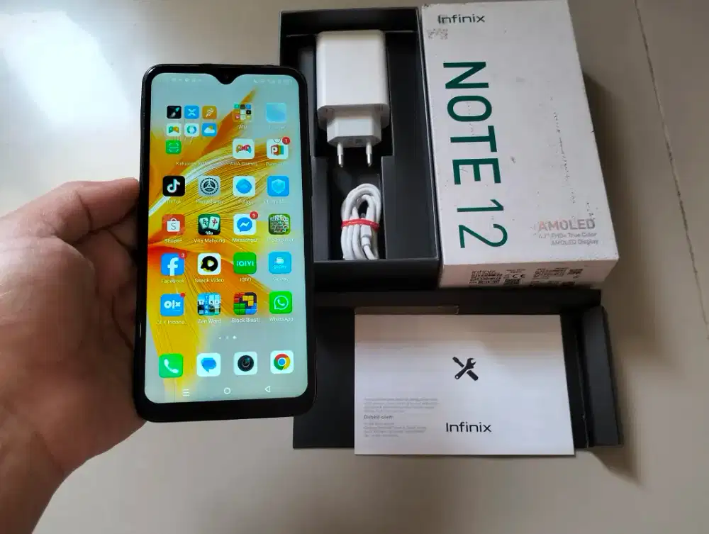 BU INFINIX NOTE 12 RAM 8GB +5GB / 256GB 4G 6.7in Finger 50MP 5000Mah