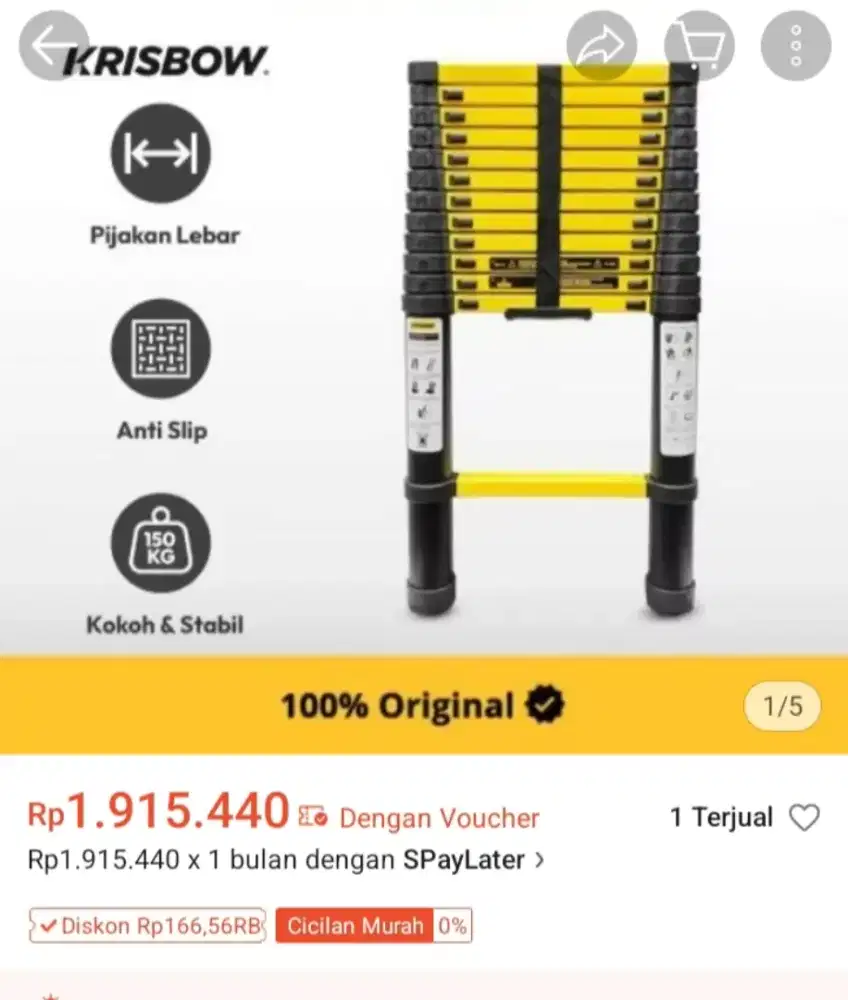 tangga krisbow original bekas