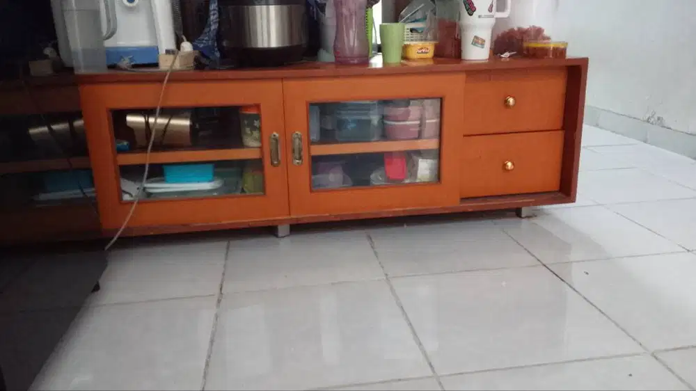 Jual lemari tv dan lemari serba guna