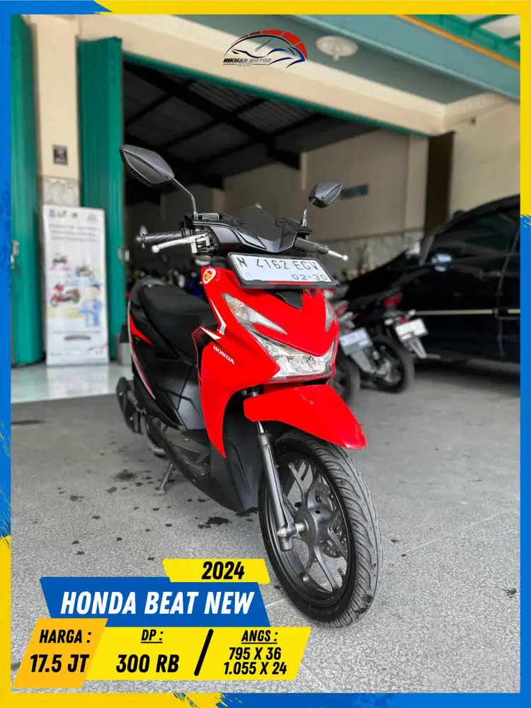HONDA BEAT NEW 2024 LIKE NEW MASZEHH HIKMAH MOTOR KEPUH