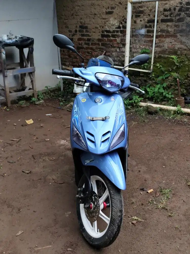 Yamaha Mio sporty 2005 Asli Biru Muda non Step