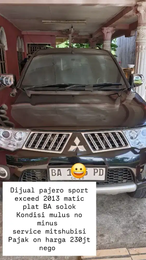 Pajero sport exceed tahun 2013