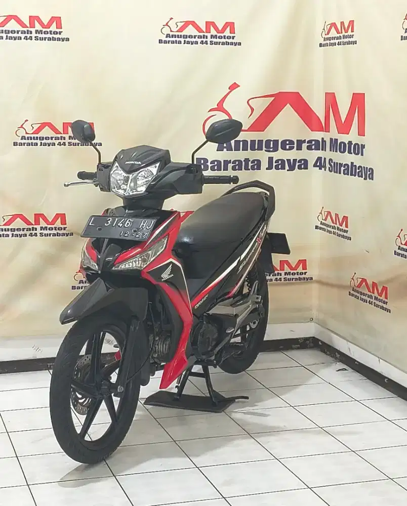 Am Barata #Honda supra x 125 fi Tahun 2017 warna hitam