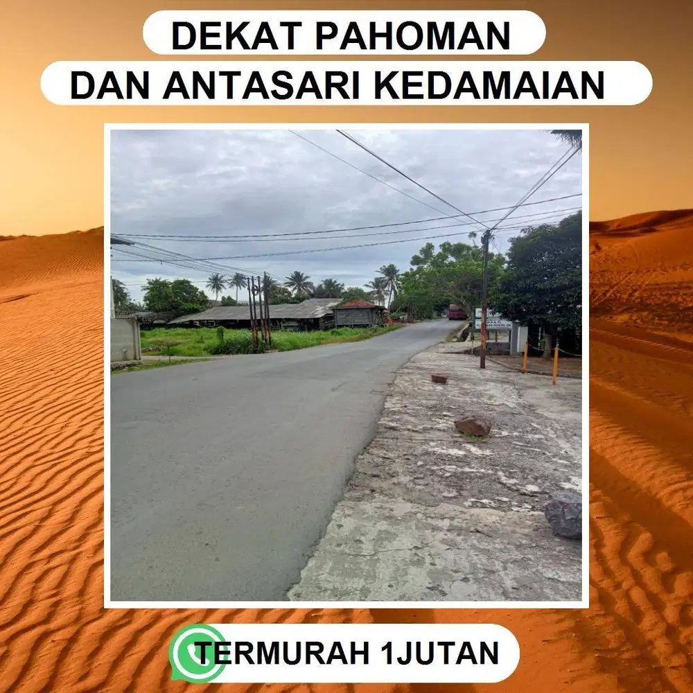 Tanah murah di lokasi strategis tengah KOTA BANDAR LAMPUNG