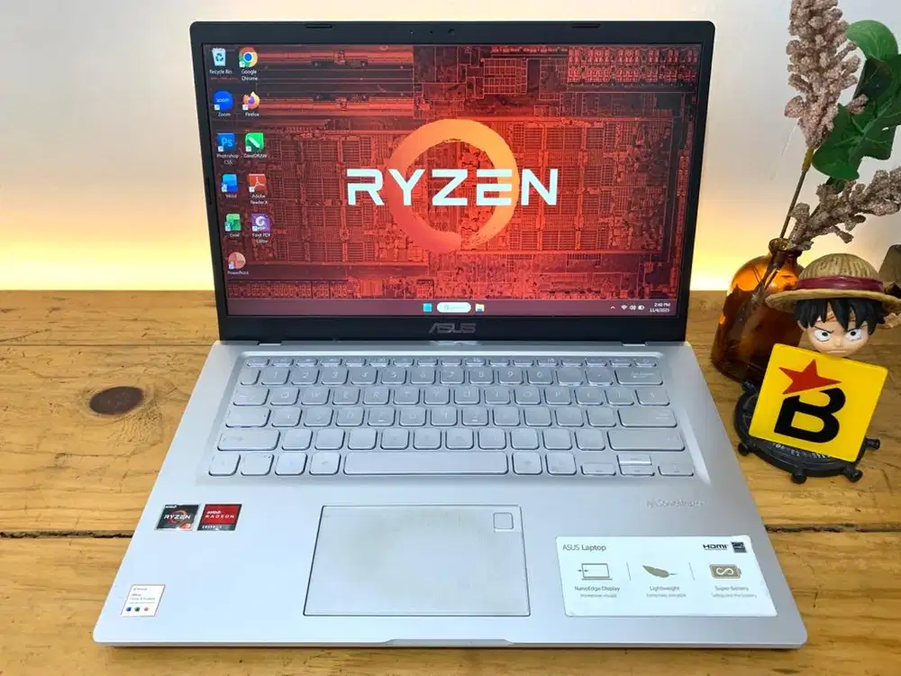 Laptop Asus Vivobook M415DA Ryzen 3 3250U SSD 256GB FHD Good Condition