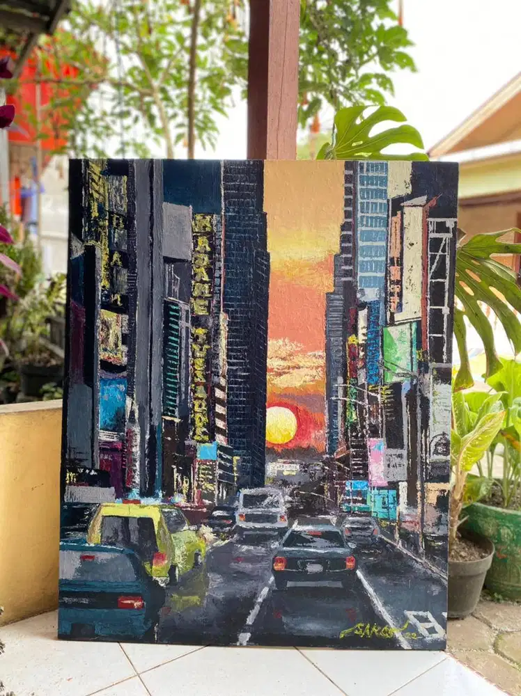 Lukisan 'GOING HOME' - Oil Painting (80x100cm)