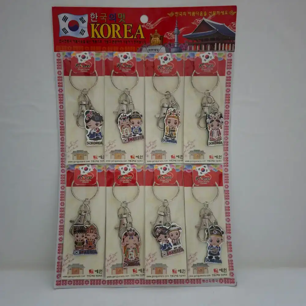 Collector Item: Gantungan Kunci dari Korea (8 pcs)