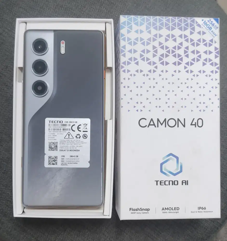 Hp Camon 40 ram 8/256