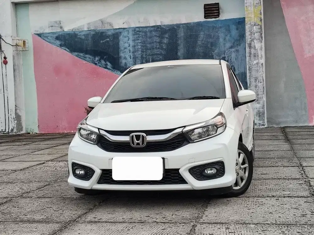 KM 30RB HONDA BRIO E SATYA CVT AT MATIC AUTOMATIC 2020 PUTIH