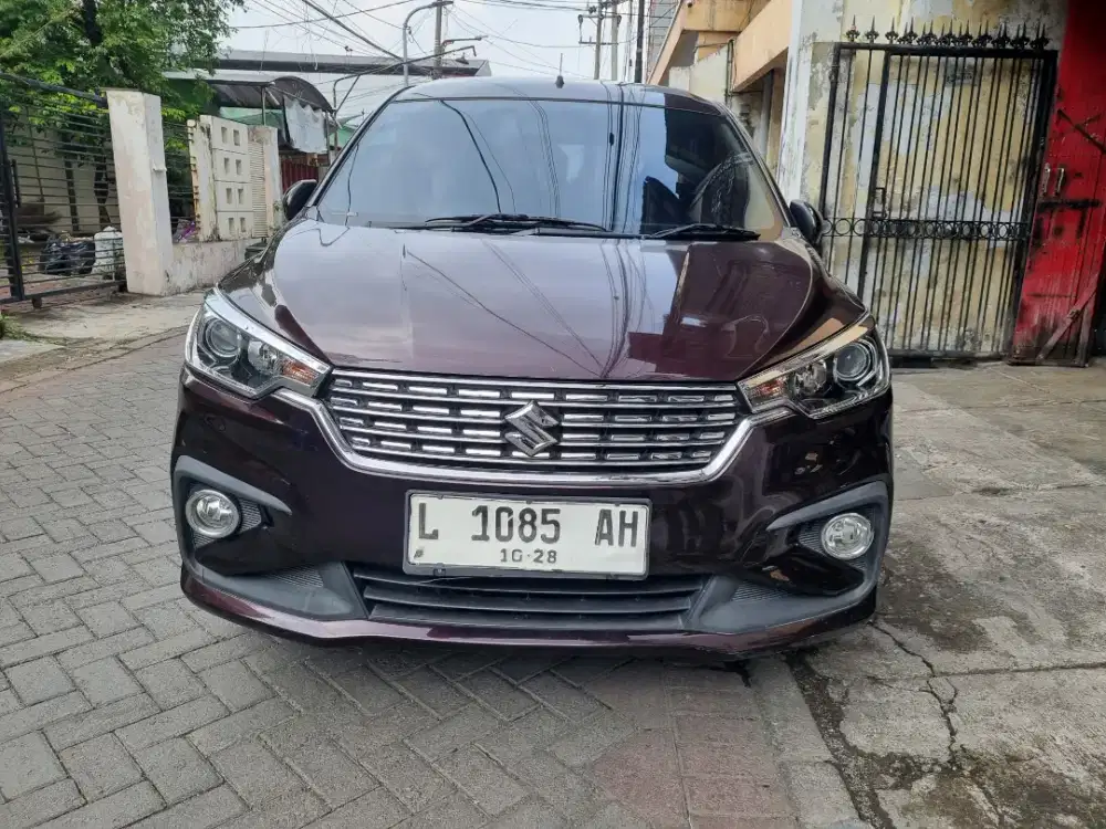 NEW ERTIGA 1.4 GX MATIC 2018 BURGUNDY RED