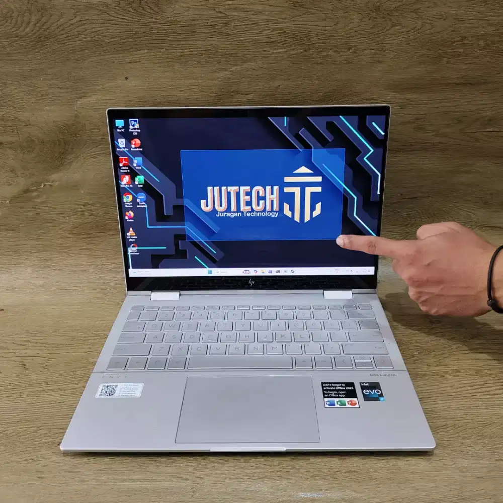 2in-1 Laptop Hp Convertibel Ram 16Gb Touchscreen+Layar Lipat Bonus Mou