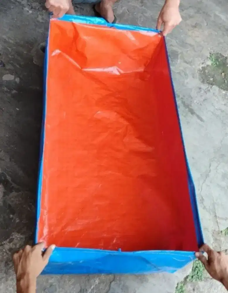 Kolam terpal uk.100x50x50