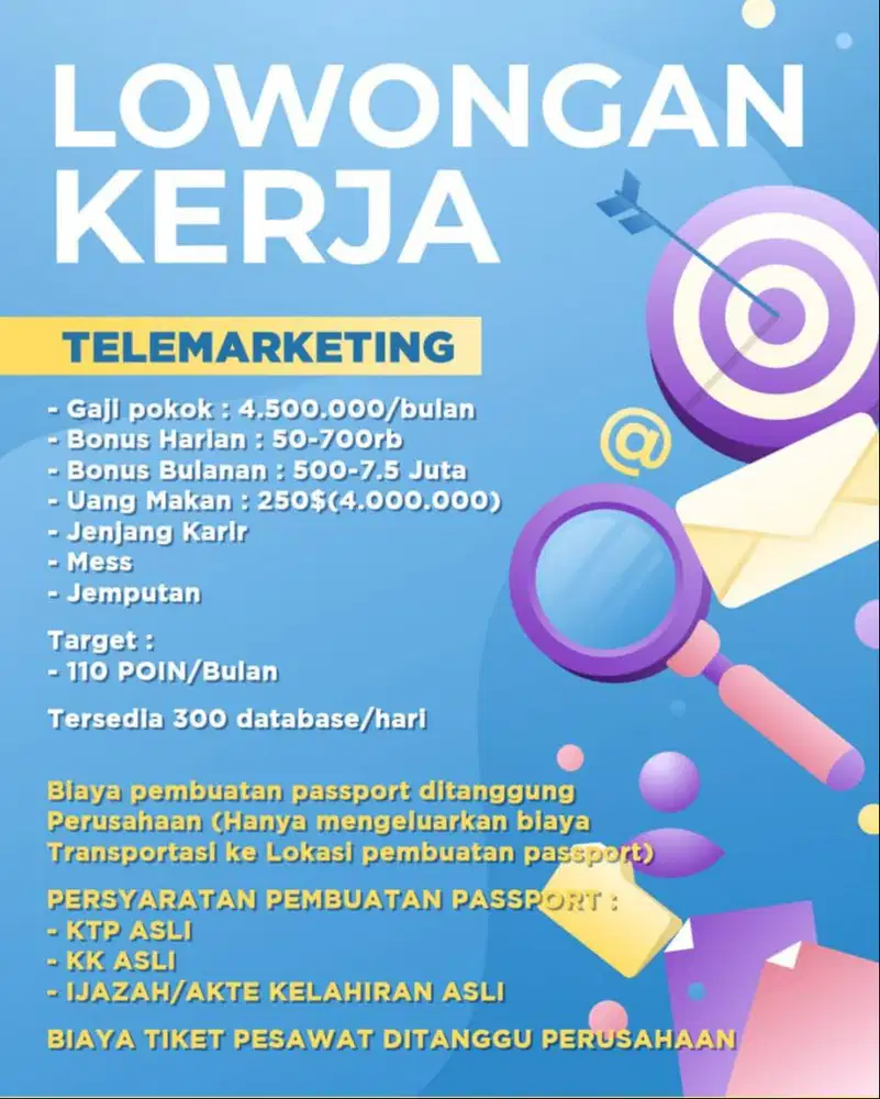 TELEMARKETING STAFF