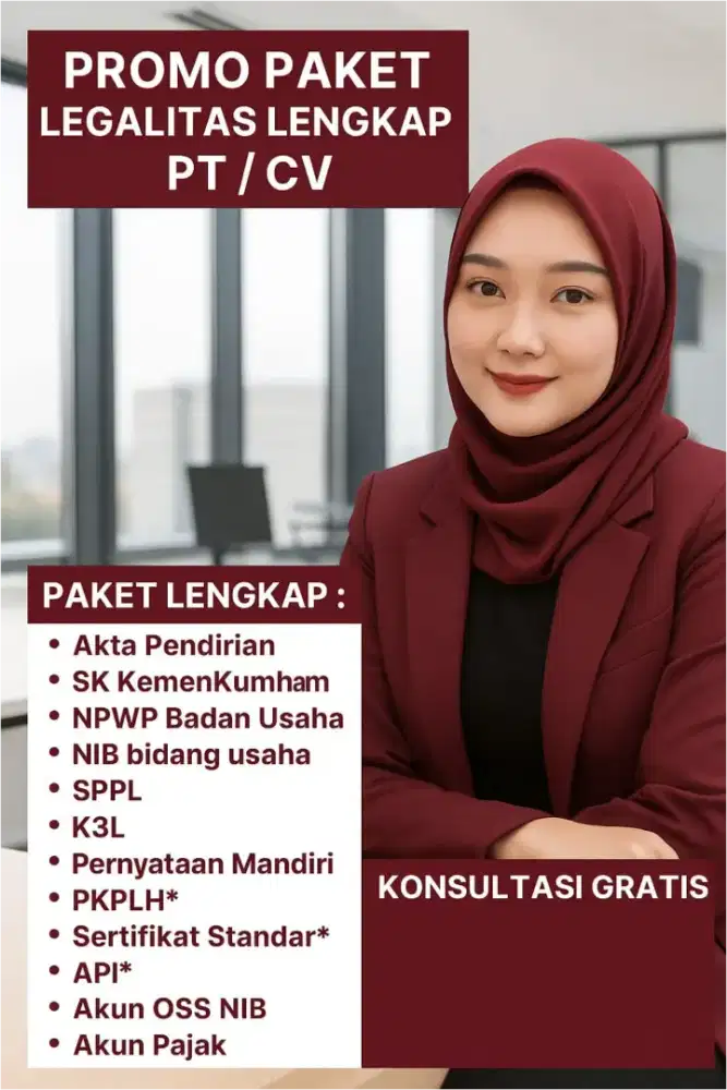 Perlengkapan Usaha Kantor PT Perdagangan Furnitur
