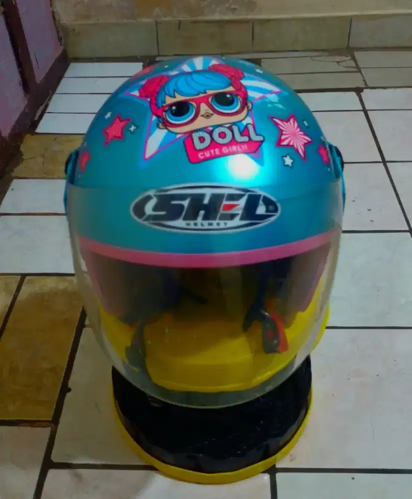 D jual helm anak merk SHEL