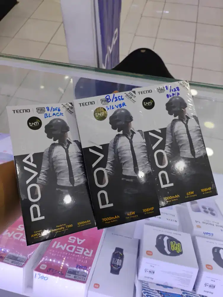 New Tecno Pova 7 Curve 5G 8 256 Garansi Resmi