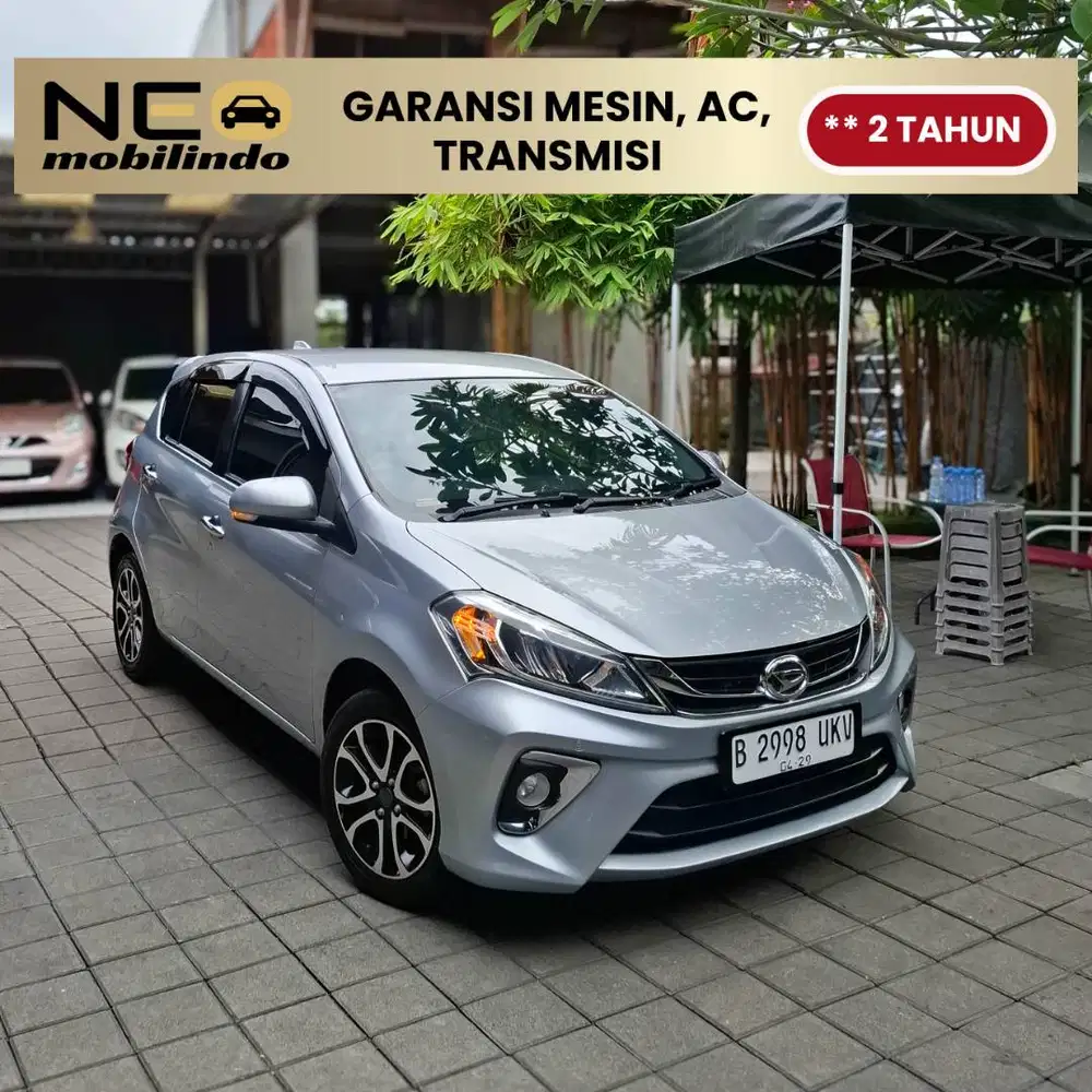 [ Garansi mesin, Matic ] DAIHATSU SIRION 1.3 MT 2018 SILVER