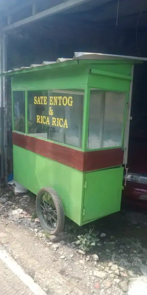 Jual gerobak bekas rica rica