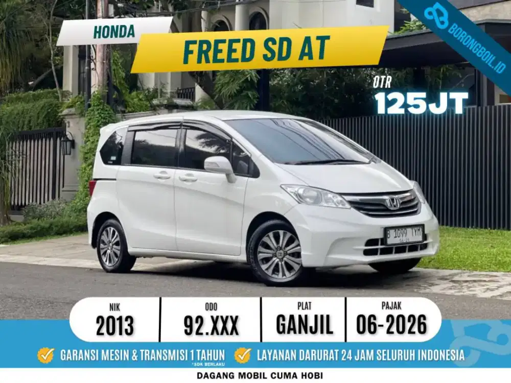 Honda Freed SD Double Blower AT 2013 Putih Low KM  NEGO