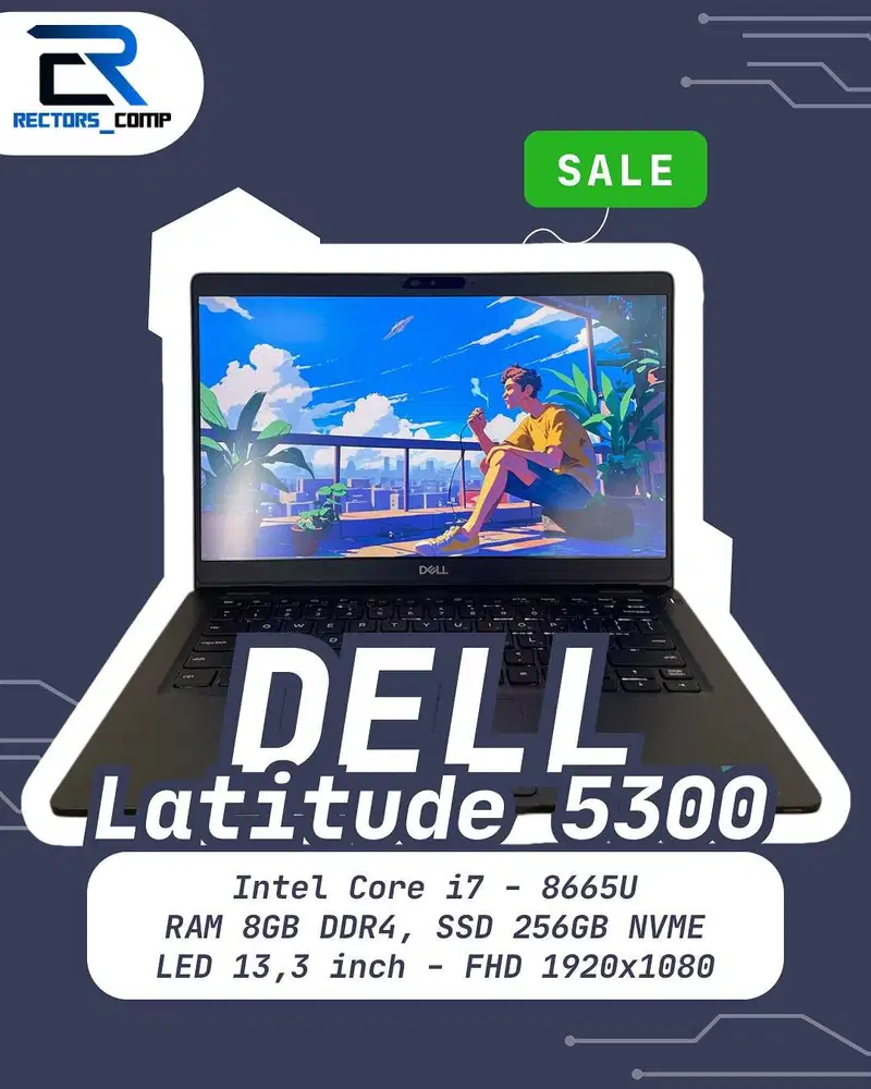 DELL Latitude 5300 - Intel Core i7 8665U, RAM 8GB