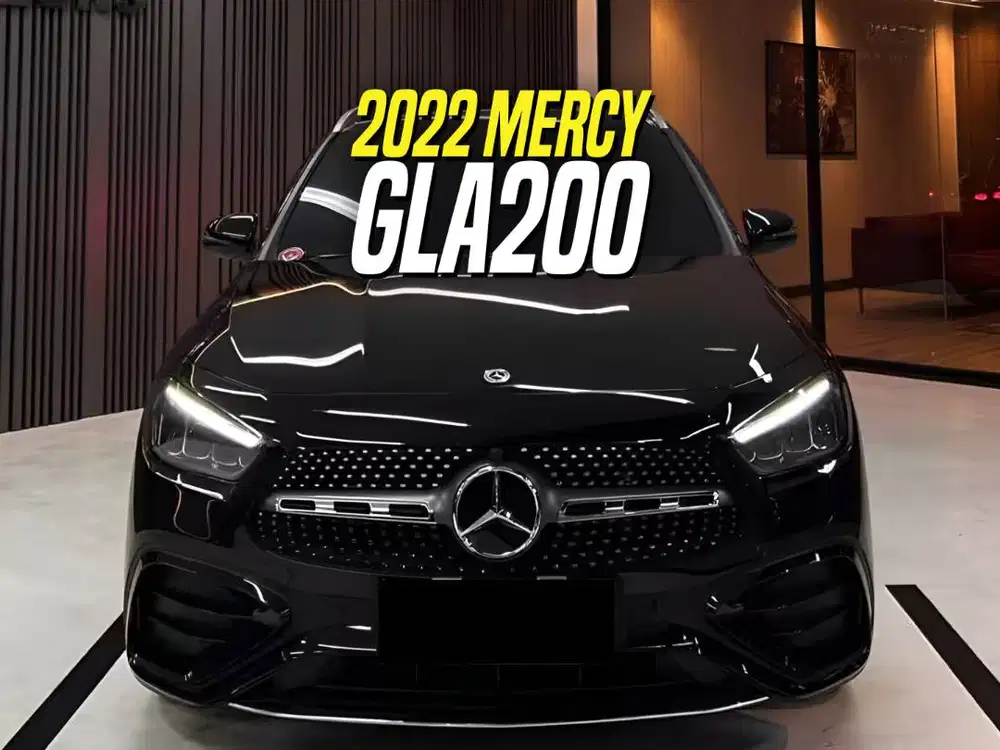 Mercedes Benz GLA200 Progresive Line 2022 Black Hitam Mercy GLA 200