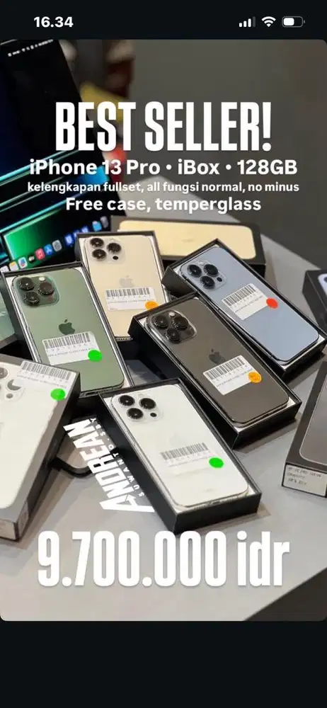 Iphone 13 pro 128 ibox