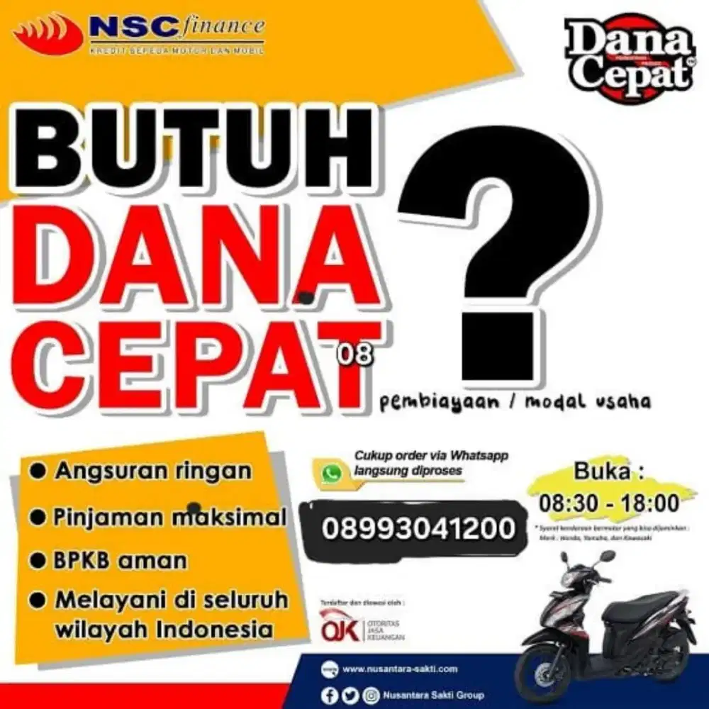 Dana Tunai Jaminan BPKB Kendaraan