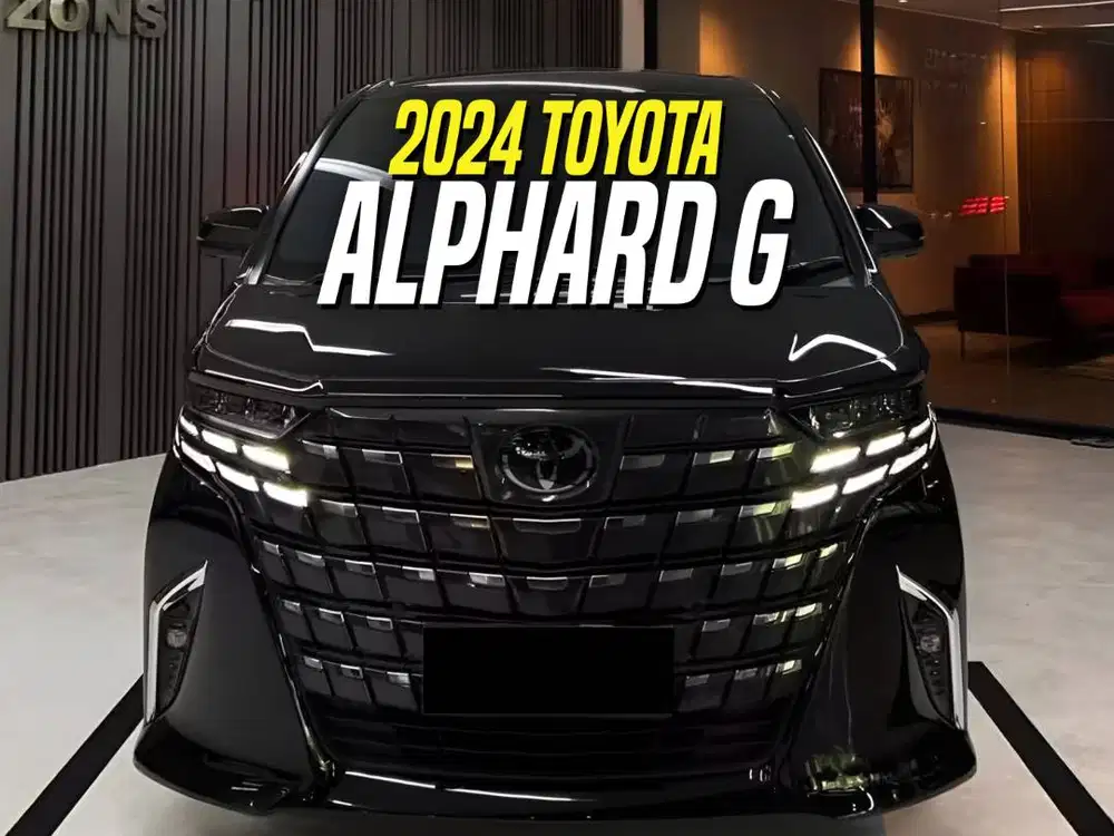 Toyota Alphard G TSS 2024 Black Hitam