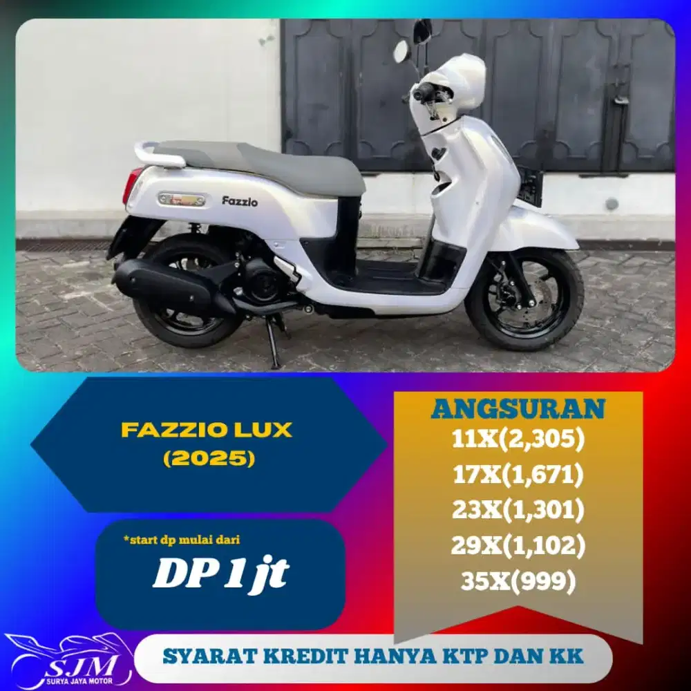 YAMAHA FAZZIO LUX 2025 SIAP PAKAI