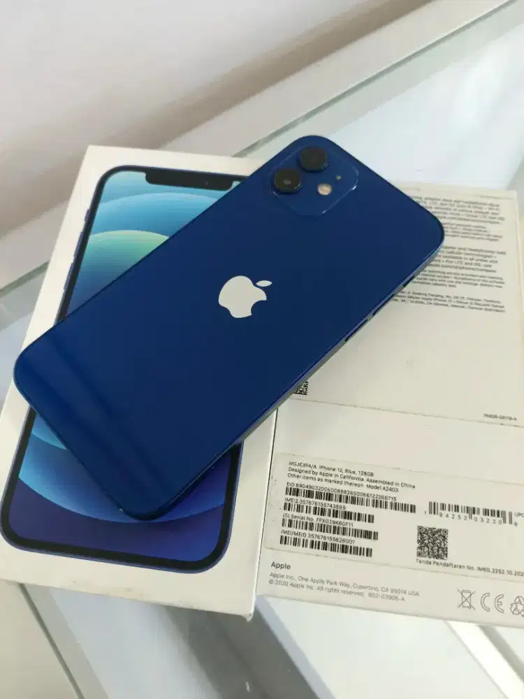 IPhone 12 128gb resmi ibox mulus nominus