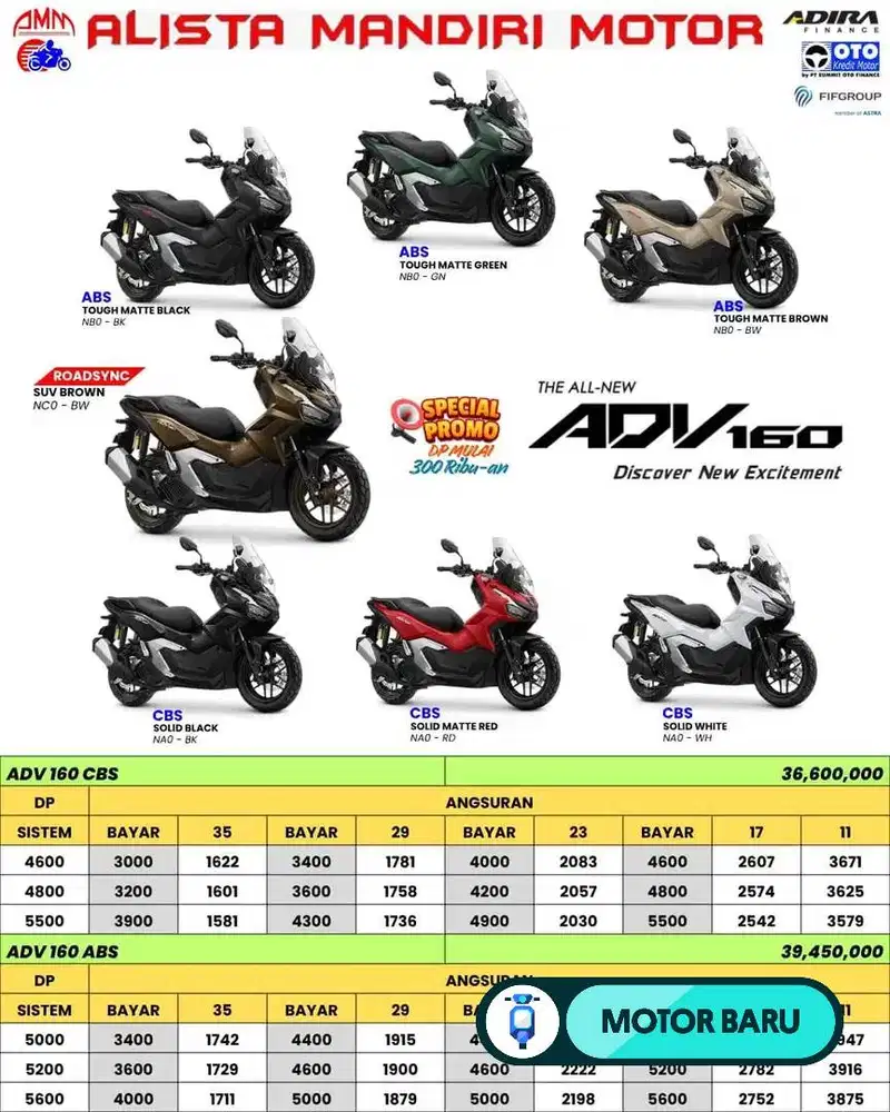 [Motor Baru] PROMO HONDA ADV 160 2025