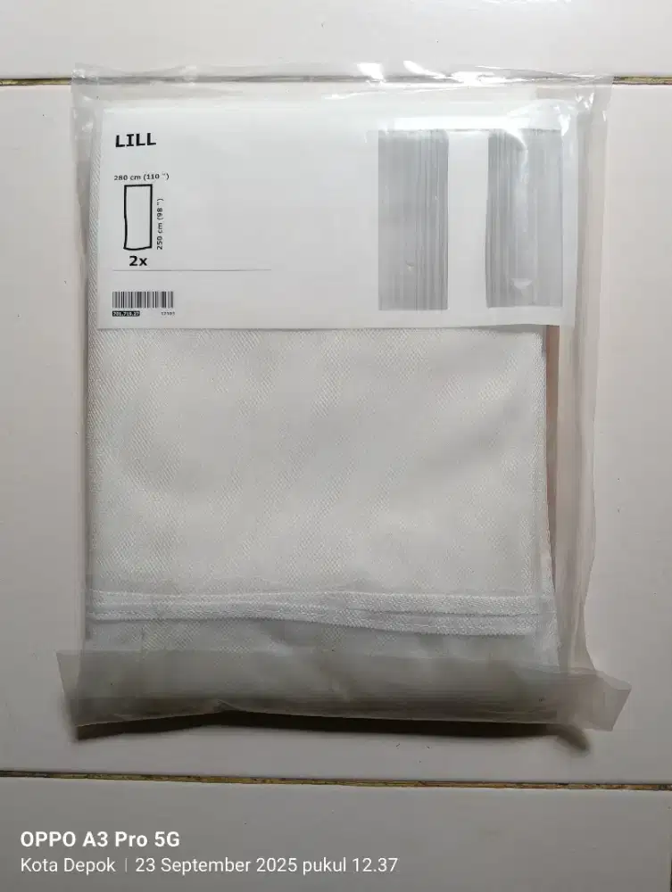 Vitrace putih 1 set (isi 2 )